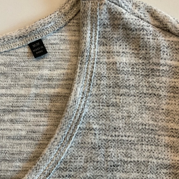 ATM Anthony Thomas Melillo NWOT French Terry Stone Gray Sweatshirt Dress- Medium - Picture 5 of 7